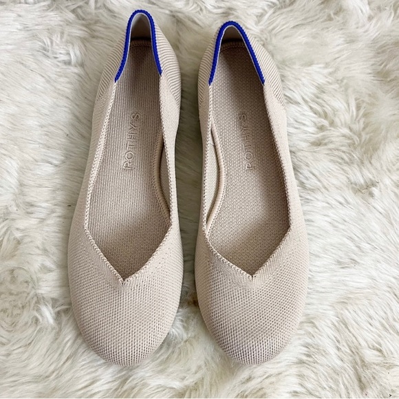 Rothy’s, size 9, cream flats - Picture 2 of 8
